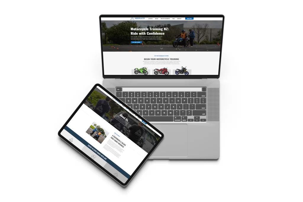 Absolute-Motorcycle-Training-website-design